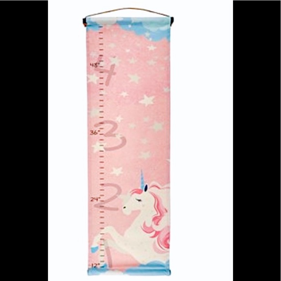 CANVAS UNICORN GROWTH CHART HANGING NWT - Picture 3 of 14